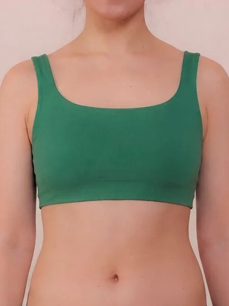 nice to meet me nice to meet me Wave Top . Wendbares Bikinioberteil, Mint / green tea, – Produktbild 4 von 5