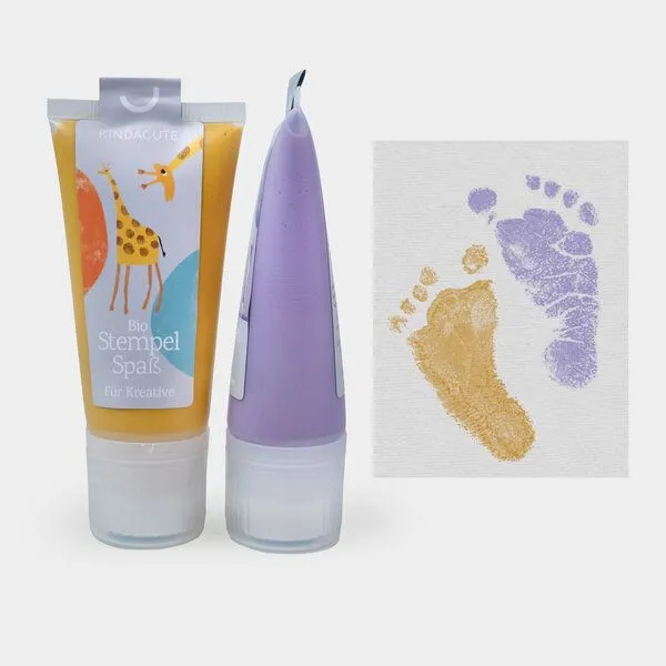 KINDACUTE KINDACUTE Bio Stempelspaß für Babys & Kids 2Choose, Provence (peach & lavendel), – Produktbild 1 von 4