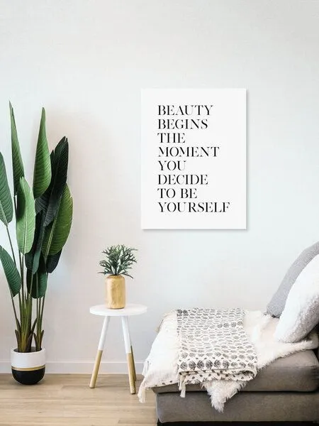 Photocircle Photocircle Poster / Leinwandbild - Be Yourself No3 – Produktbild 4 von 4