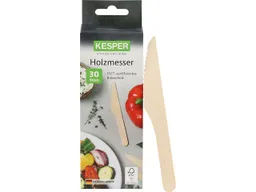 Kesper KESPER Einwegmesser aus FSC-Birkenholz, 30er-Pack, Länge 16 cm – Produktbild 1 von 1