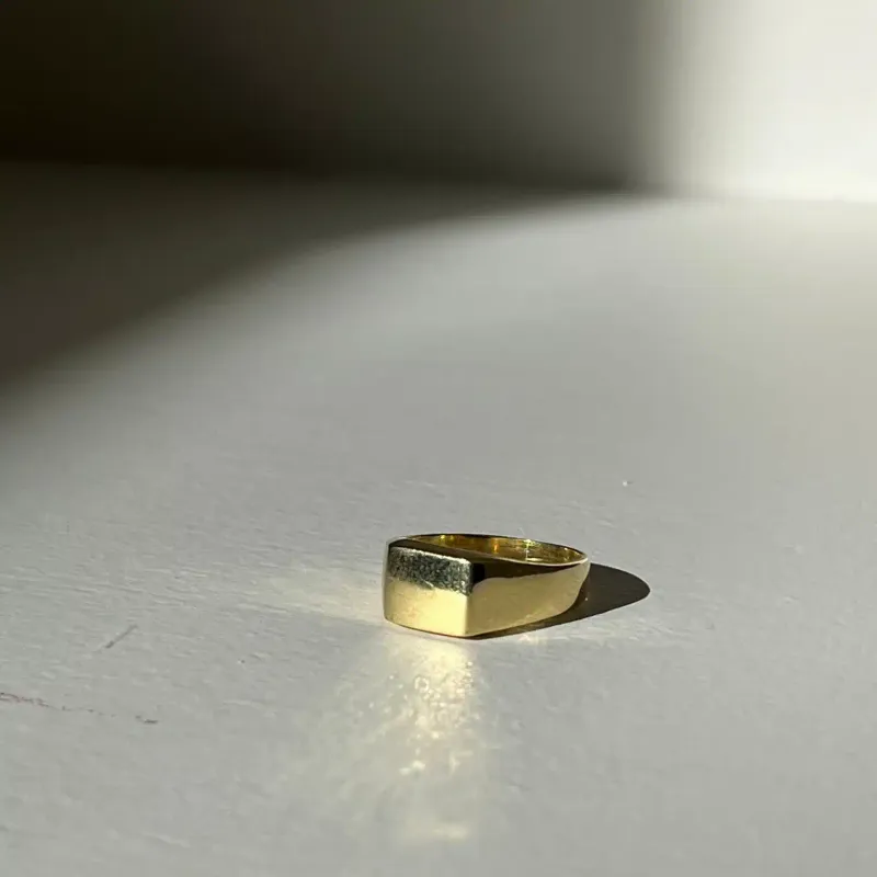 Bound Studios Bound Studios Damen vegan Ring The Spencer 18k Gold Vermeil, Gold, – Produktbild 1 von 2