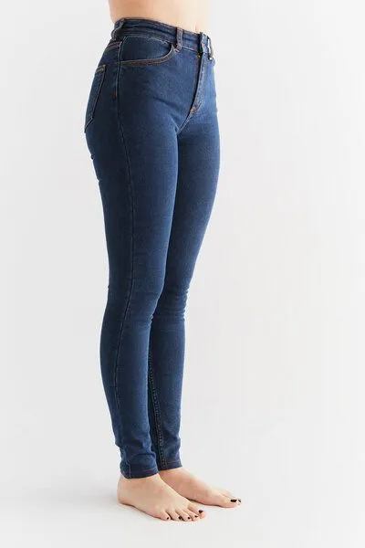 Evermind Evermind W's Warm Skinny Fit-WD1026, Colony blue, – Produktbild 3 von 5