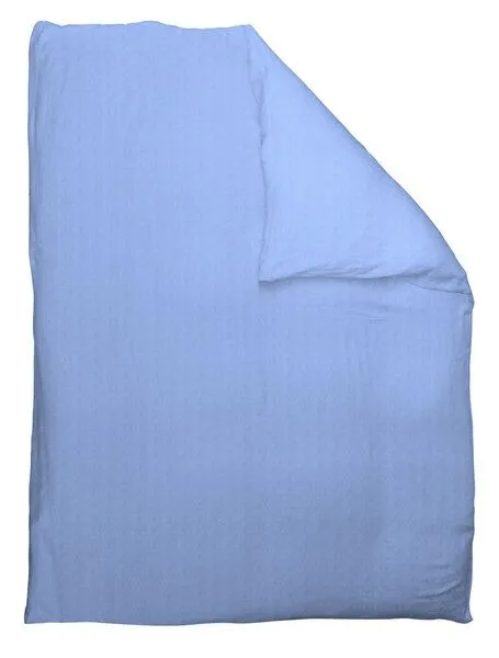 Nature by Adam Nature by Adam Bettbezug „Rio“ aus Baumwolle (kbA) mit Reißverschluss – Made in Germany, Himmelblau, – Produktbild 4 von 4
