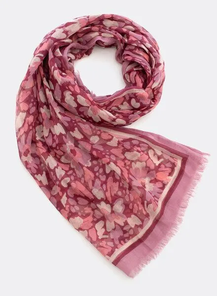 Djian Djian Schal aus 100% Bio-Baumwolle – ELSA, Rosa, – Produktbild 2 von 2