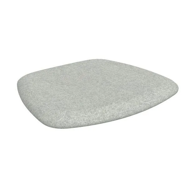 ekomia ekomia Sitzpolster für Stuhl June, Recycling wolle slate, – Produktbild 4 von 4