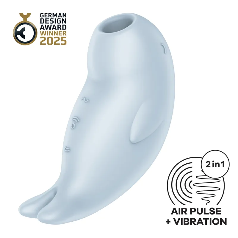 Satisfyer Satisfyer Seal You Soon, 11 cm, Hellblau, – Produktbild 1 von 1