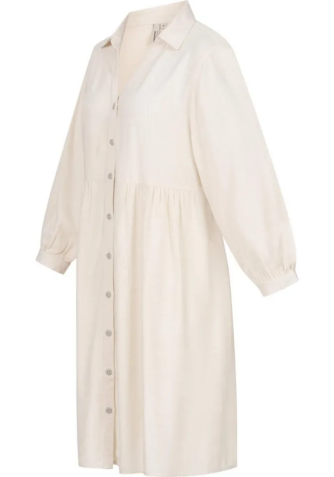 ragwear ragwear Minikleid Almu Leichtes Langarmkleid mit Blumenmuster, Braun, – Produktbild 1 von 4