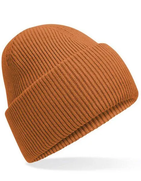 Beechfield Beechfield Damen / Herren Klassische Mütze mit tiefem Umschlag 30, Pumpkin, – Produktbild 1 von 2
