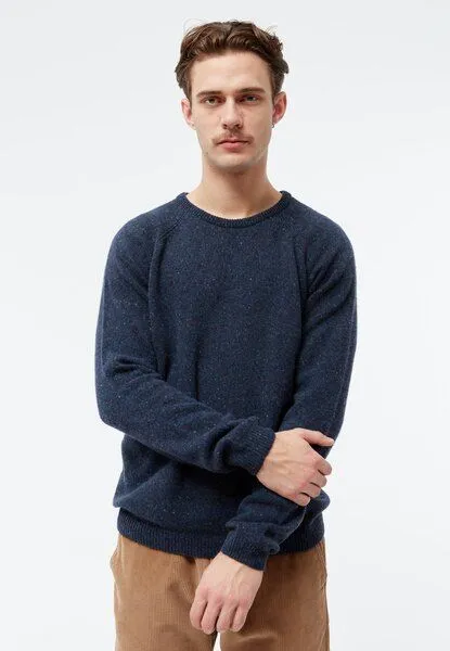 Givn Berlin Givn Berlin Strickpullover GBCOOPER aus recyceltem Wollgemisch, Dark blue, – Produktbild 1 von 4