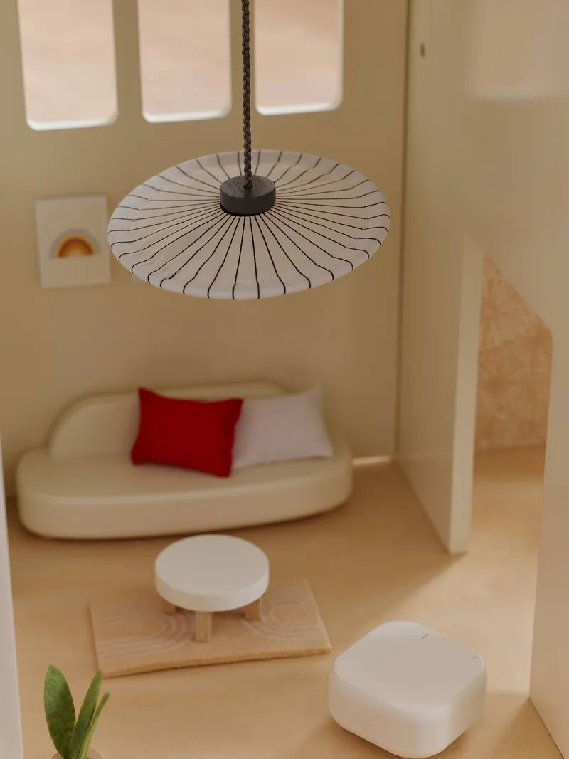 Vertbaudet Moderne Puppenhaus aus FSC®-Holz, Braun, – Produktbild 4 von 4