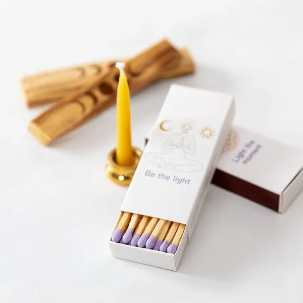 Divasya Divasya Streichhölzer: Be the Light | Light the Moment, Lila - be the light, – Produktbild 3 von 4