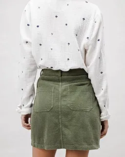 Brava Fabrics Brava Fabrics Corduroy Short Skirt Stein Grün – Produktbild 1 von 1