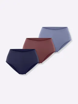 wäschepur Taillenslip bleu + marine + bordeaux – Produktbild 1 von 1