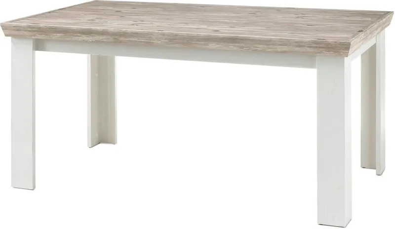 Home affaire Esstisch Florenz, Breite 160 cm., Weiß, – Produktbild 2 von 3