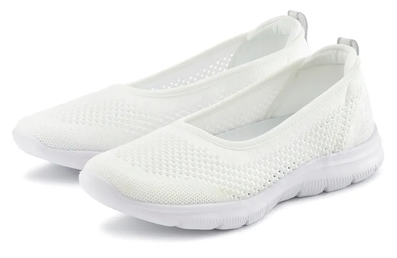 Lascana Sneaker Ballerinas, Offwhite, – Produktbild 2 von 3