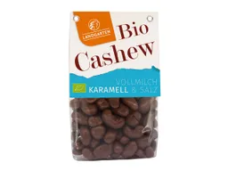 Landgarten Landgarten Bio Cashews in Vollmilch-Schokolade mit Salz-Karamell, 170 g – Produktbild 1 von 1
