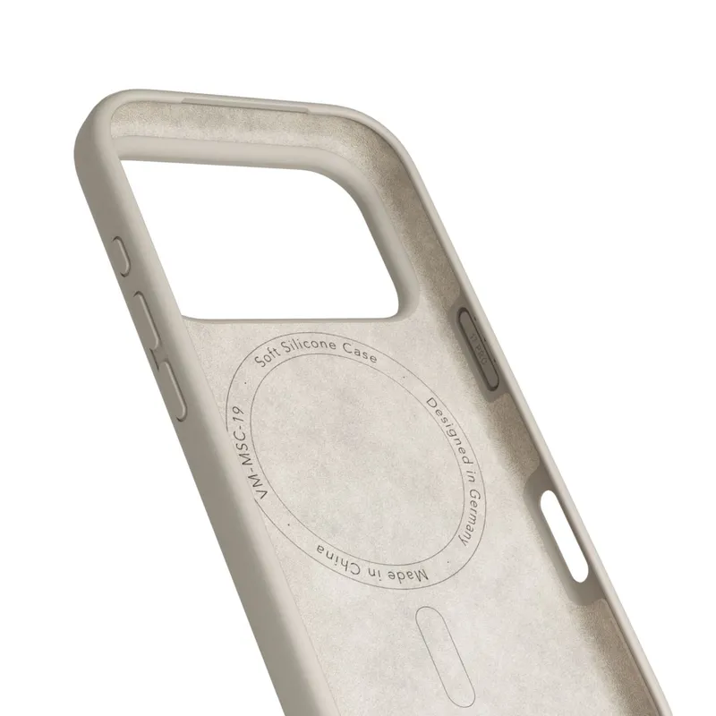 VONMÄHLEN Vonmählen Soft Silikon Case für iPhone 17 Pro Max Cream – Produktbild 2 von 4