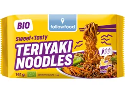 followfood followfood Bio-Instant-Gericht Teriyaki Nudeln "Sweet + Tasty", 161 g – Produktbild 1 von 1
