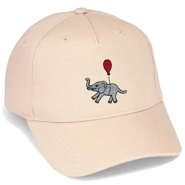 LIGARTI Bestickte Cap – Tuffi der Elefant – LIGARTI Tiermanufaktur, Sand, – Produktbild 1 von 4