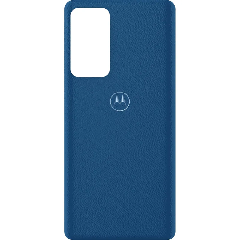 Motorola Akkudeckel Motorola Edge 20 Pro, Blau (Blue Vegan Leather), Service Pack 5S58C19373 – Produktbild 1 von 1