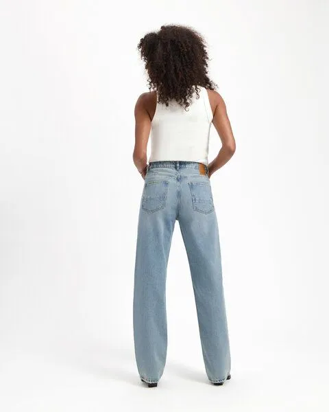 Kuyichi Kuyichi IZABELLA Loose Straight Fit Jeans (vintage blue) – Produktbild 4 von 4