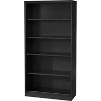 Regal "CONTACT", Höhe 198 cm  (BxT) 100 x 43,5 , schwarz – Produktbild 1 von 1