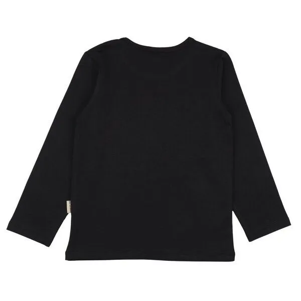 Walkiddy Jungen Langarmshirt Anthrazit aus Baumwolle mit Elasthan – elastisches Walkiddy Shirt für Schule, Freizeit & Alltag, ideal für empfindliche Kinderhaut und als Unterziehshirt im Winter, Anthrazit, – Produktbild 3 von 3