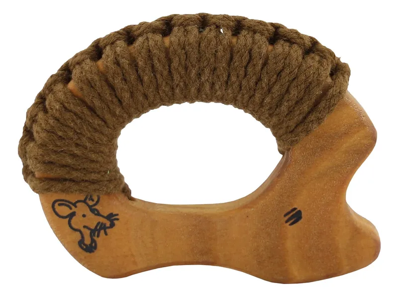 Senger Naturwelt Senger Naturwelt Greifling Igel aus Kirschholz, bio geölt Maße 6,5 x 1 x 9,5 cm, Braun, – Produktbild 1 von 2