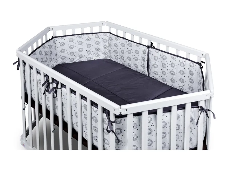 tiSsi® Nestchen Lies 80 x 136 cm, grau lion, Grau, – Produktbild 1 von 2