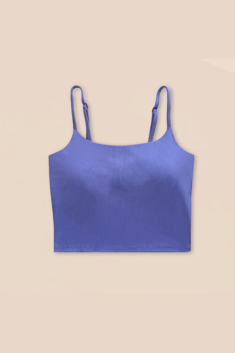 Woodlike Woodlike Damen vegan Bikinioberteil Long Evolve Lila, Violett, – Produktbild 1 von 2