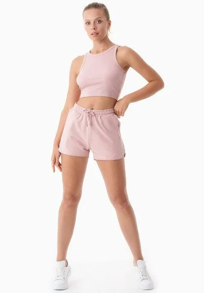 ORGANICATION ORGANICATION SABBRINA | Leichte Sweatshorts aus Bio-Baumwolle, Light rose, – Produktbild 1 von 4