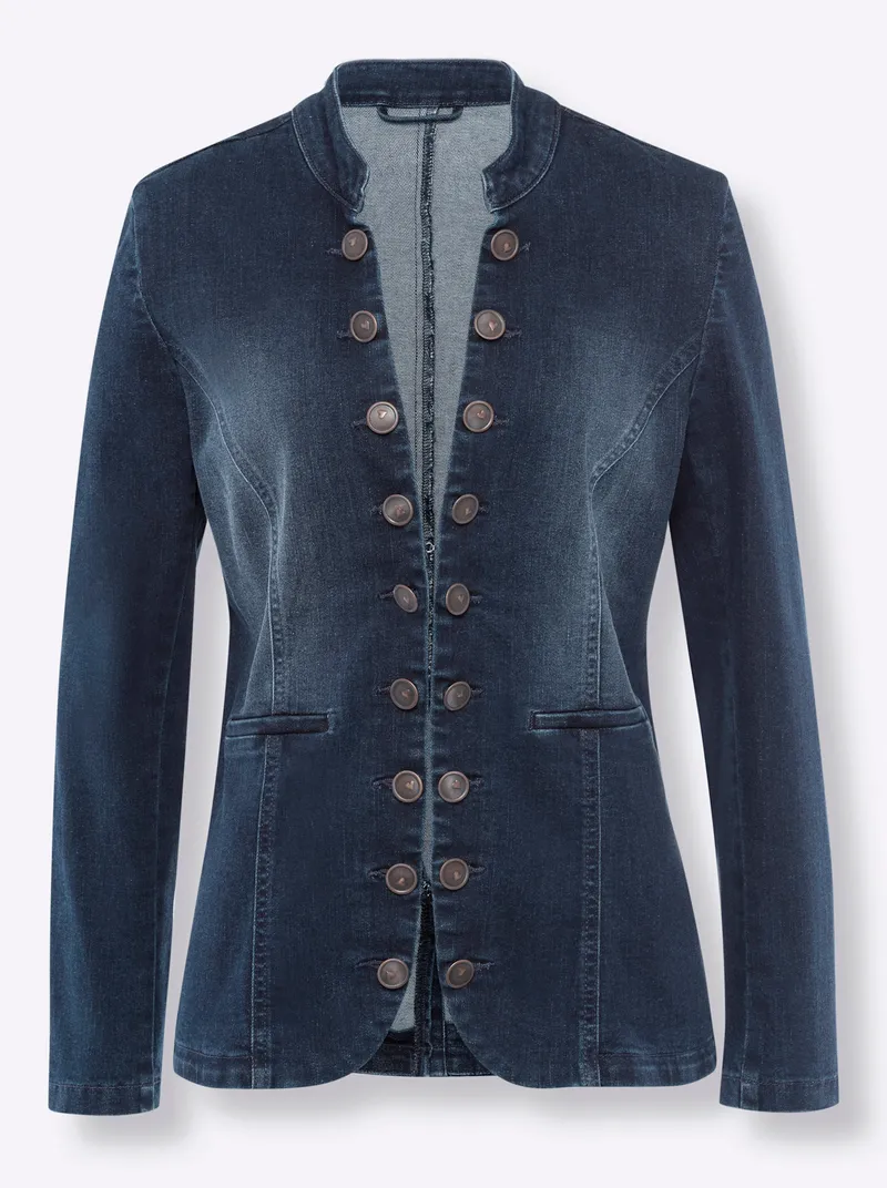 heine Jeansblazer, Darkblue-stone-washed, – Produktbild 2 von 2