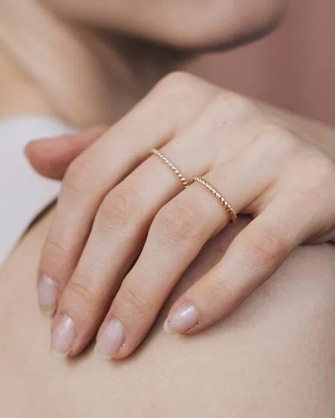 lille mus lille mus Ring 'Twist' 925, Silber, – Produktbild 4 von 4