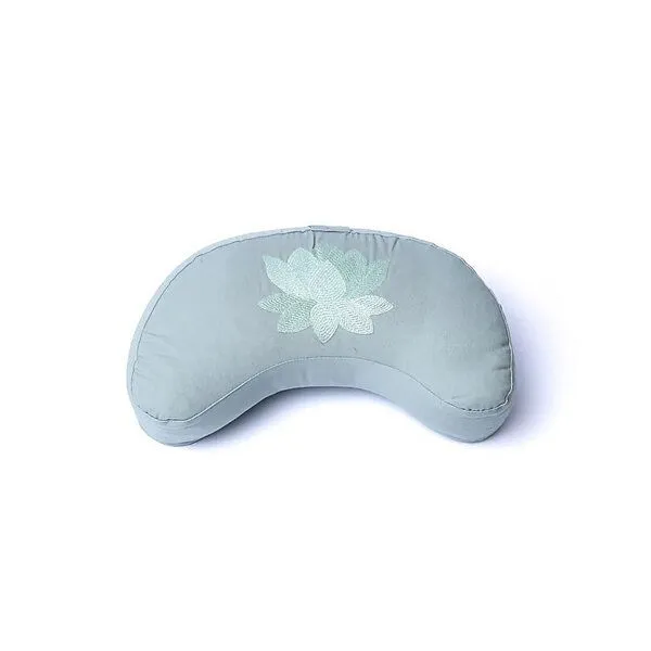 Just Be Just Be Meditationskissen Halbmond Lotus, Salbei-grün, – Produktbild 1 von 4