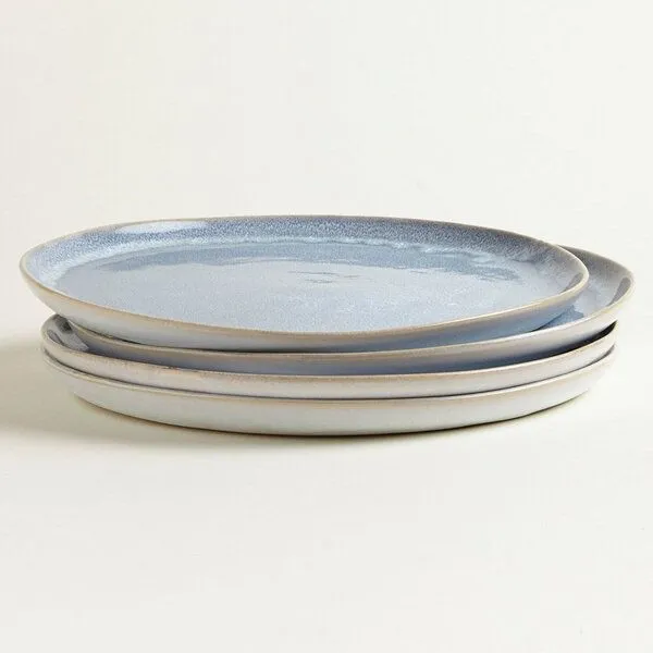 onomao onomao Großer Teller (L) - Traditionell, Graublau, – Produktbild 4 von 4