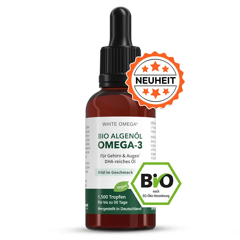 Cellavent Healthcare White Omega® Bio-Algenöl Tropfen 50 Tage – Produktbild 1 von 1