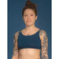 nice to meet me nice to meet me Damen vegan Sport-Bh Breathe Star Blau – Produktbild 1 von 1