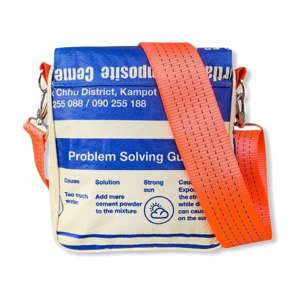 Beadbags Beadbags kleine Umhängetasche mit orangenem Tampenjan Gurt Ri10TJ – Produktbild 8 von 8