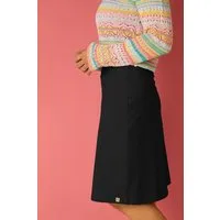La Gitana La Gitana Rock A-Linie „June“ – lange Variante, aus Bio-Baumwolljersey – fair & nachhaltig, Schwarz, – Produktbild 1 von 1