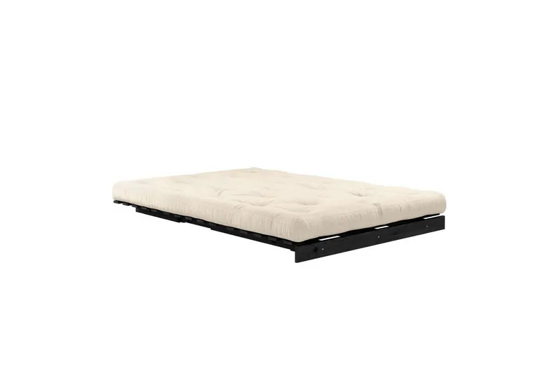 Karup Design Daybett Roots Sofa Bed, Schlafsofa, Bettfunktion, FSC®-Massivholz, Inkl. Futonmatratze, Made in Europe, langlebig, B: 140 oder 160 cm, Schwarz, – Produktbild 4 von 5