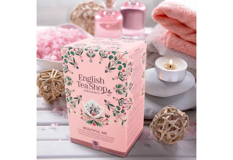 English Tea Shop English Tea Shop Tee Beautiful Me, BIO Wellness-Tee, 20 Teebeutel, Feine und leichte Mischung. – Produktbild 2 von 2