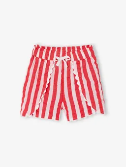 Vertbaudet Paperbag-Shorts Mädchen aus Seersucker – Produktbild 1 von 1