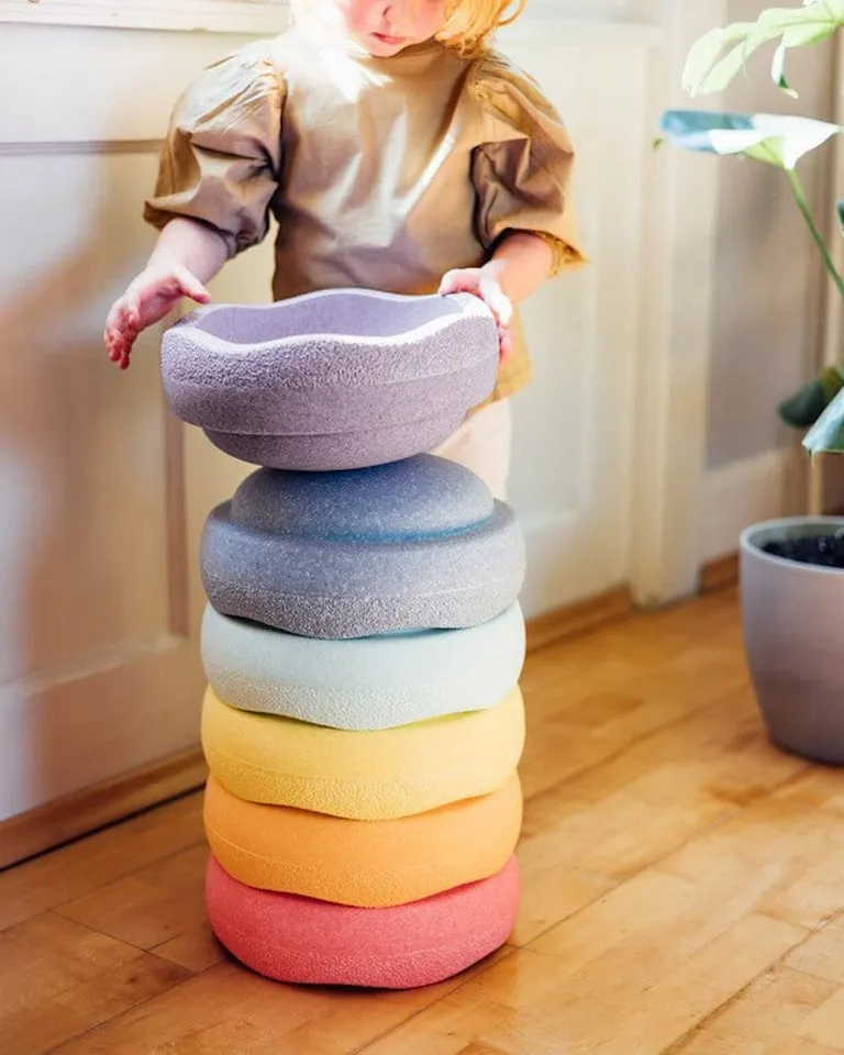 Stapelstein® Stapelstein® Original rainbow pastel Ø 27,5cm, H: 12cm – Produktbild 7 von 8