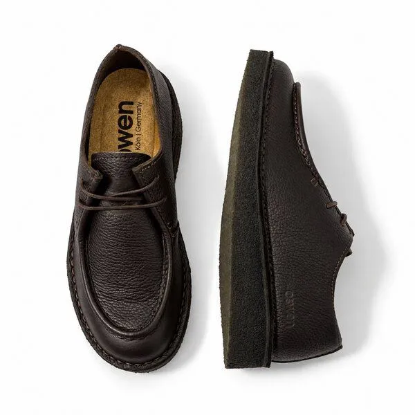 OSWEN OSWEN Ewaldi Low Tumbled Shoe, Schwarz, – Produktbild 7 von 7