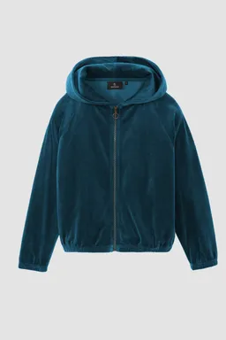 recolution Recolution Damen vegan Hoodie Heliconia In Deep Teal – Produktbild 1 von 1