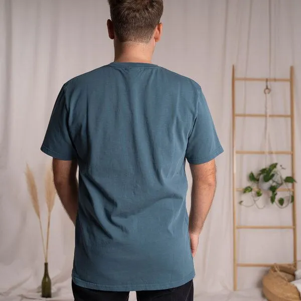 Vresh Clothing Vresh Clothing Vreddy - Regular T-Shirt aus Heavy-Jersey Biobaumwolle, Petrol, – Produktbild 2 von 4
