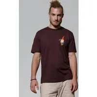 watapparel watapparel T-Shirt Unisex Gartenzwerg, Red brown, – Produktbild 1 von 1