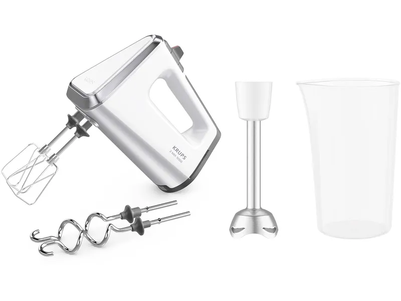Krups Krups Handmixer "3 Mix 9000 GN9121" 750 Watt, Silber, – Produktbild 2 von 2