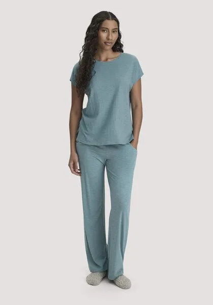 hessnatur hessnatur Schlafhose Pure Sense Relaxed aus Bio-Baumwolle mit TENCEL Modal, Sturmblau, – Produktbild 1 von 4