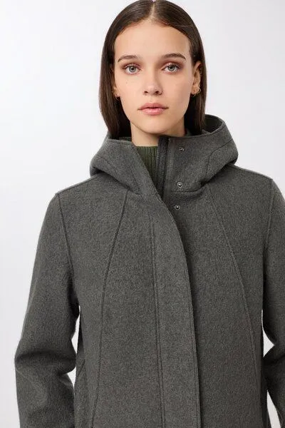 LangerChen LangerChen Parka tailliert aus Walk mit Membran, Platinum (grün), – Produktbild 3 von 4